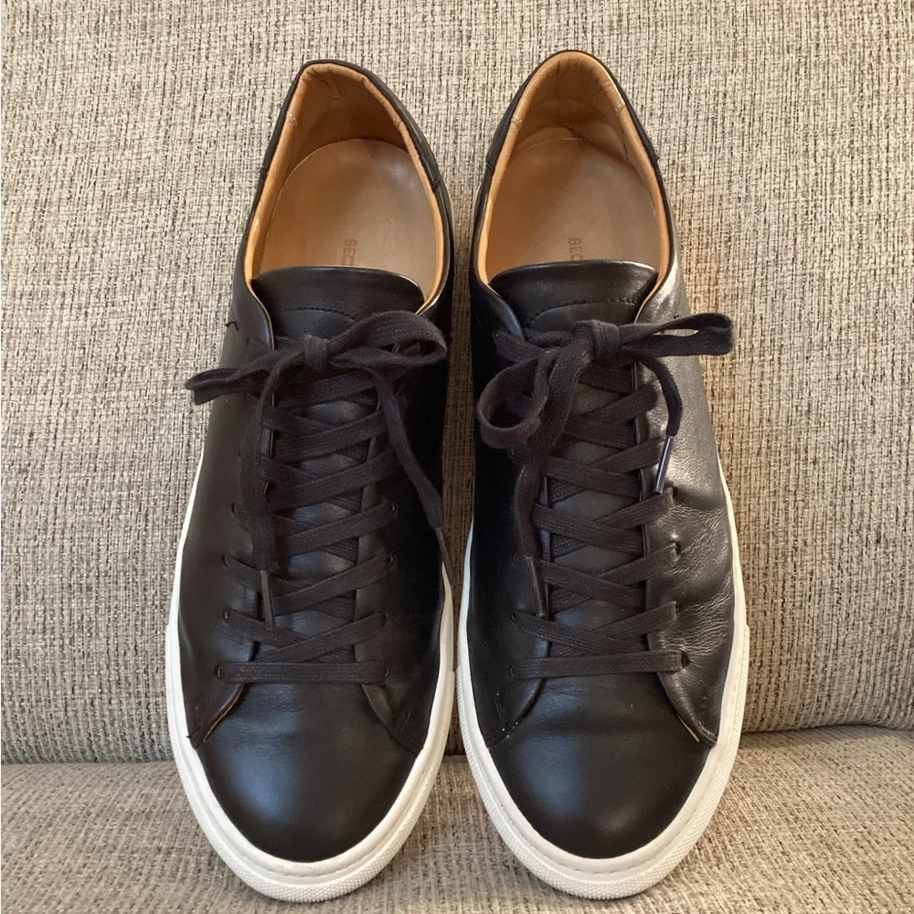 Beckett Simonon Black Leather Sneakers 11.5 44.5 common projects